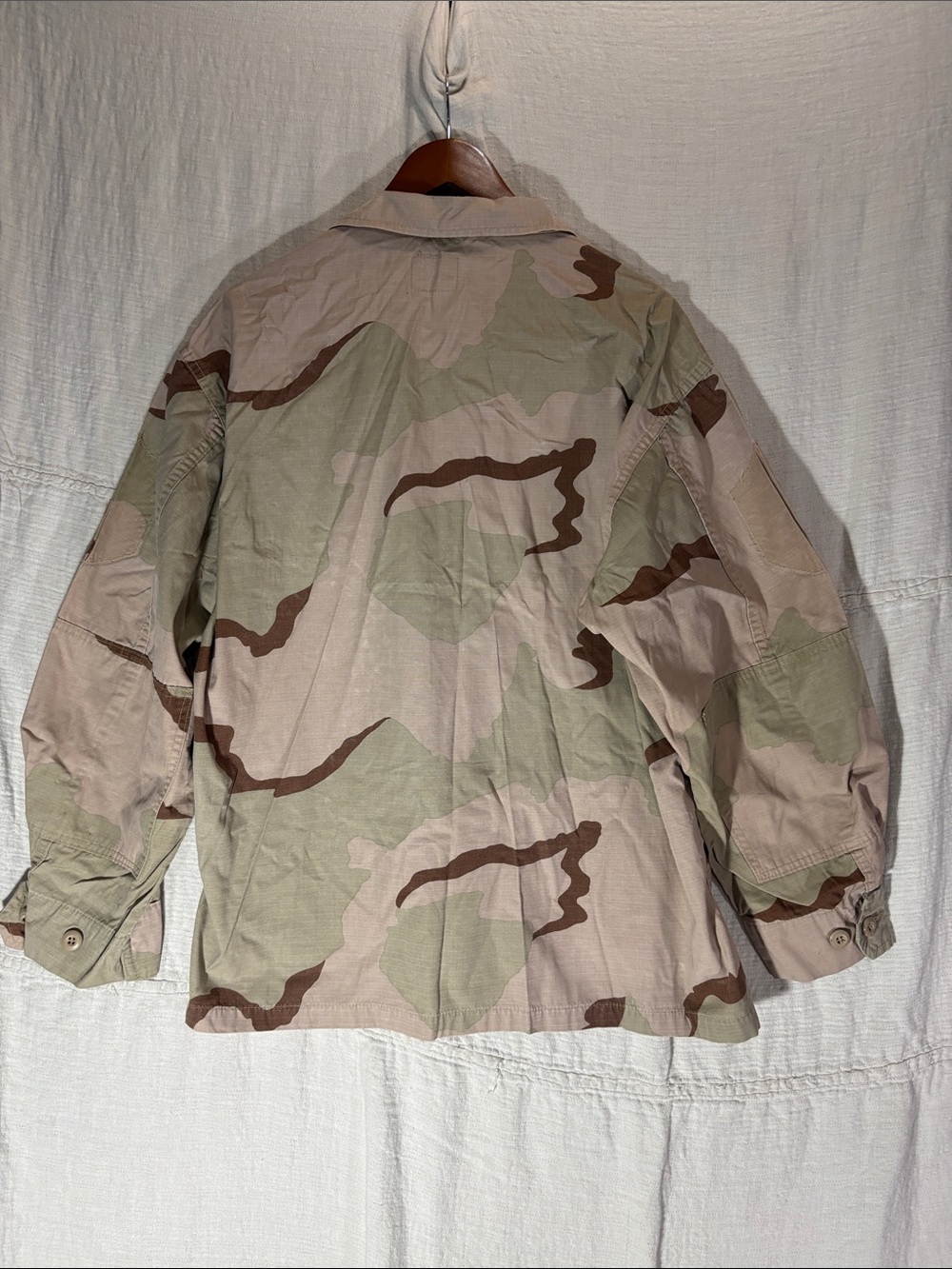 Vintage USAF 3 Color Desert Camo DCU Jacket XL Regular USCENTAF Patched - Picture 9 of 11